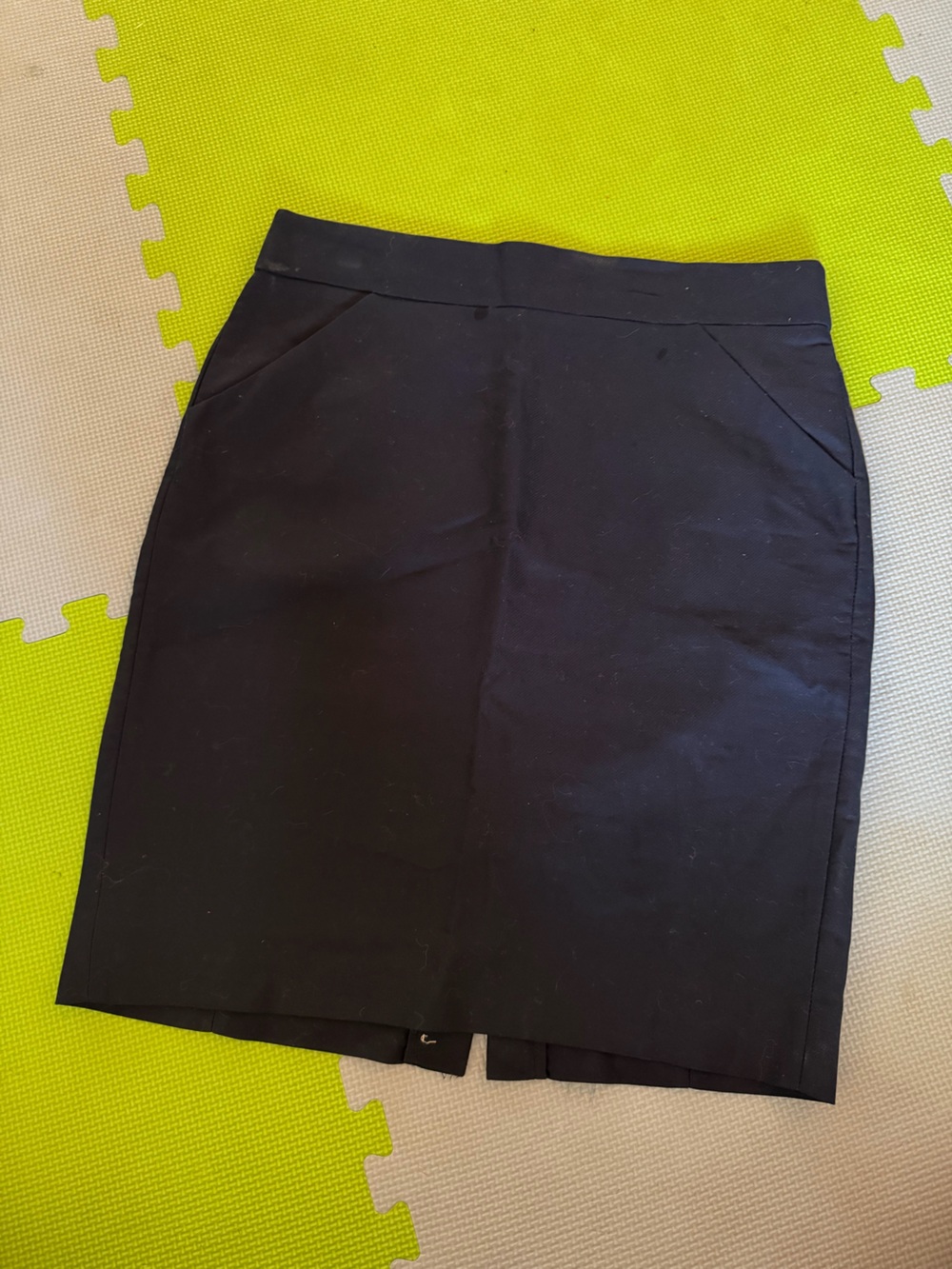 J. Crew navy pencil skirt